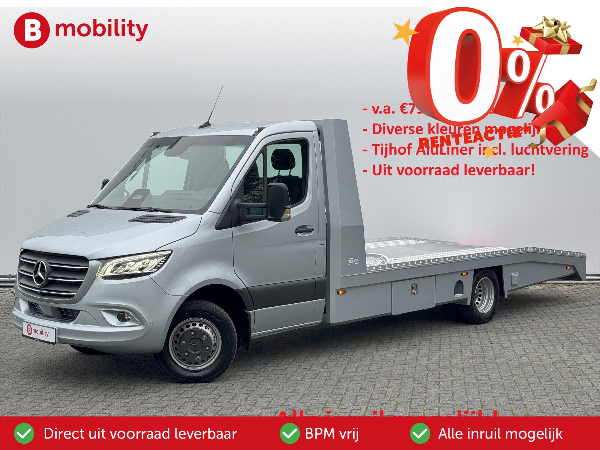 Mercedes-Benz Sprinter 519 CDI Tijhof AluLiner V/A €32 Per, Gebruikt, Bedrijf, Diesel, 3500 kg
