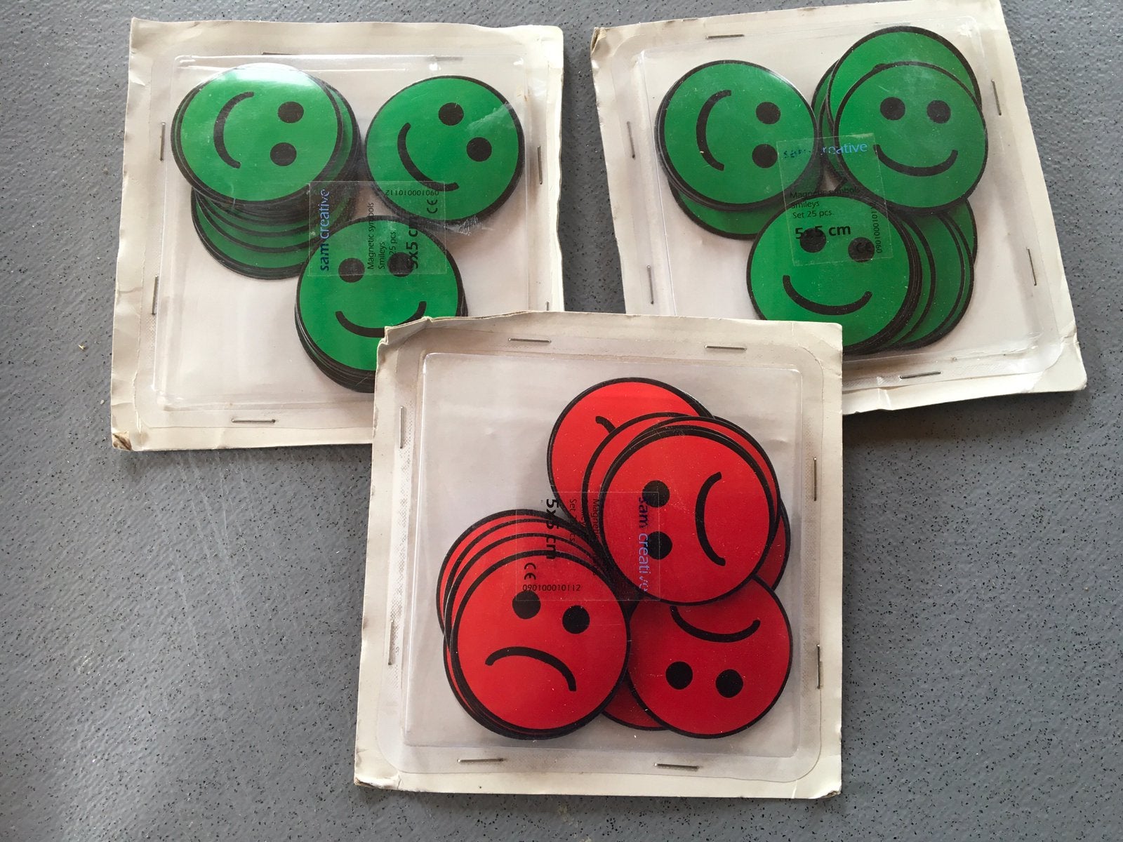 Smiley magneet stickers, Ophalen of Verzenden, Nieuw, Overige onderwerpen