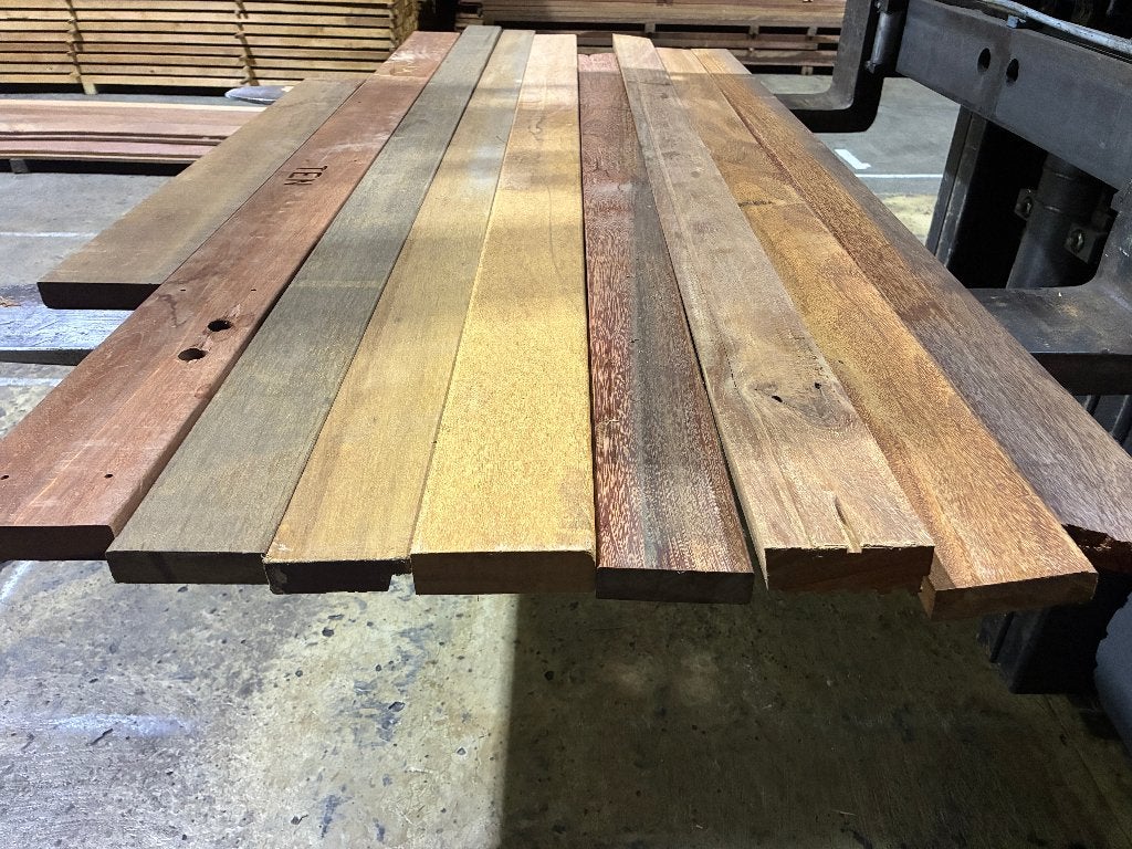 Hardhouten Planken balkjes wandplank 25x90mm € 2,10 m1, Ophalen, Planken, Nieuw, Hardhout