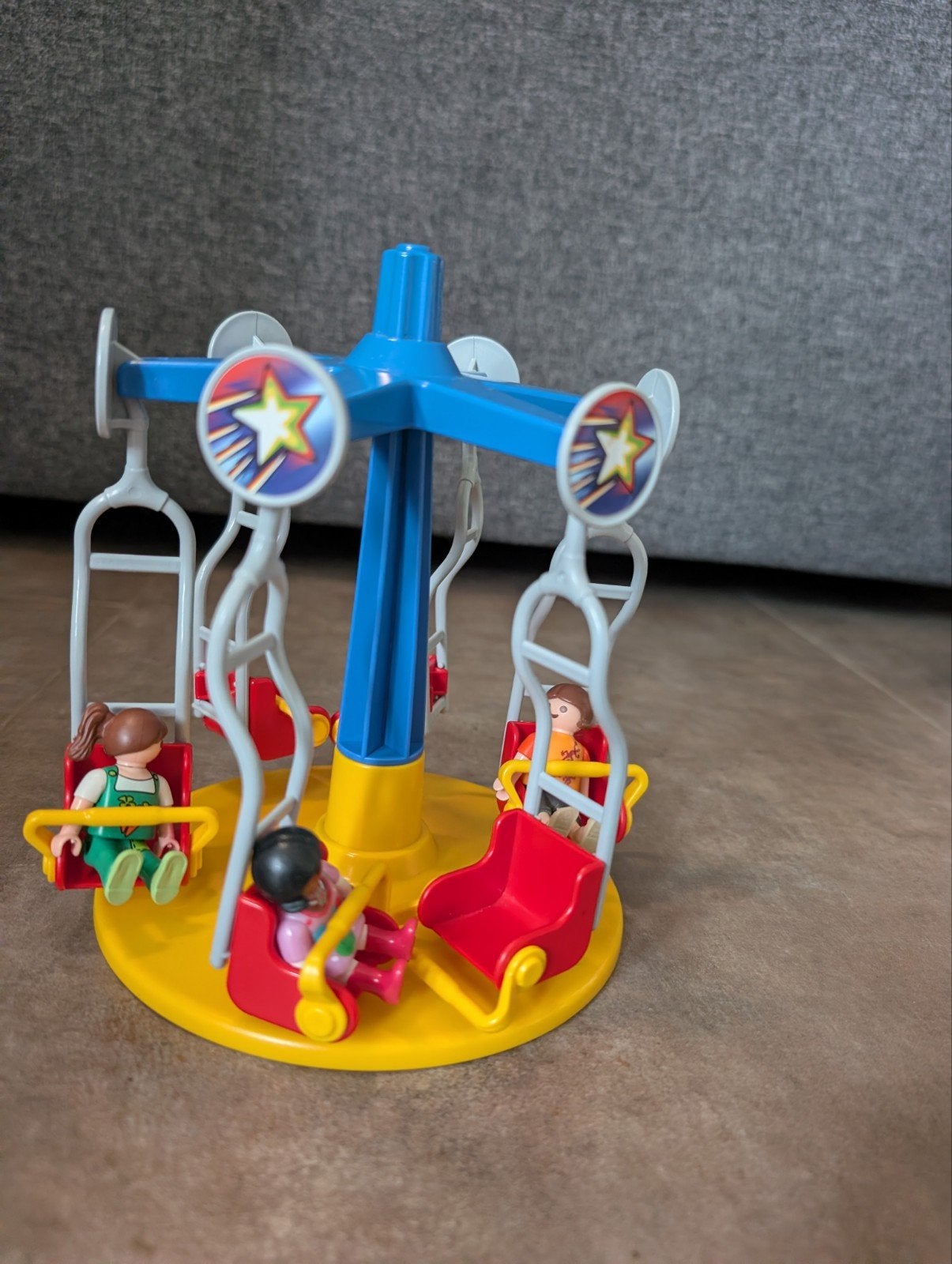 Playmobil Kermis Zweefmolen met poppetjes, Ophalen of Verzenden, Zo goed als nieuw, Jongen of Meisje