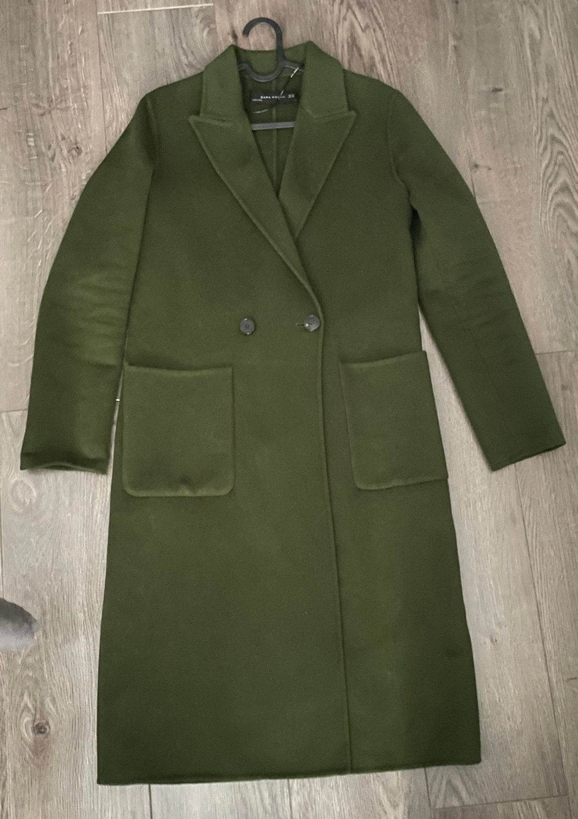 Groene jas zara maat xs, Kleding | Dames, Jassen | Winter, Zara, Ophalen of Verzenden, Zo goed als nieuw, Maat 34 (XS) of kleiner