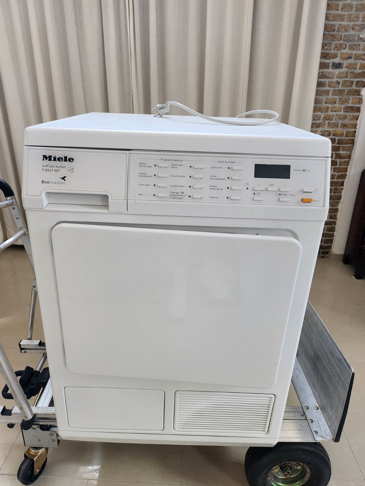 Miele T 8937 WP EcoC SoftCare System Wasdroger, Witgoed en Apparatuur, Ophalen, Anti-kreukfase, Overige typen, 8 tot 10 kg