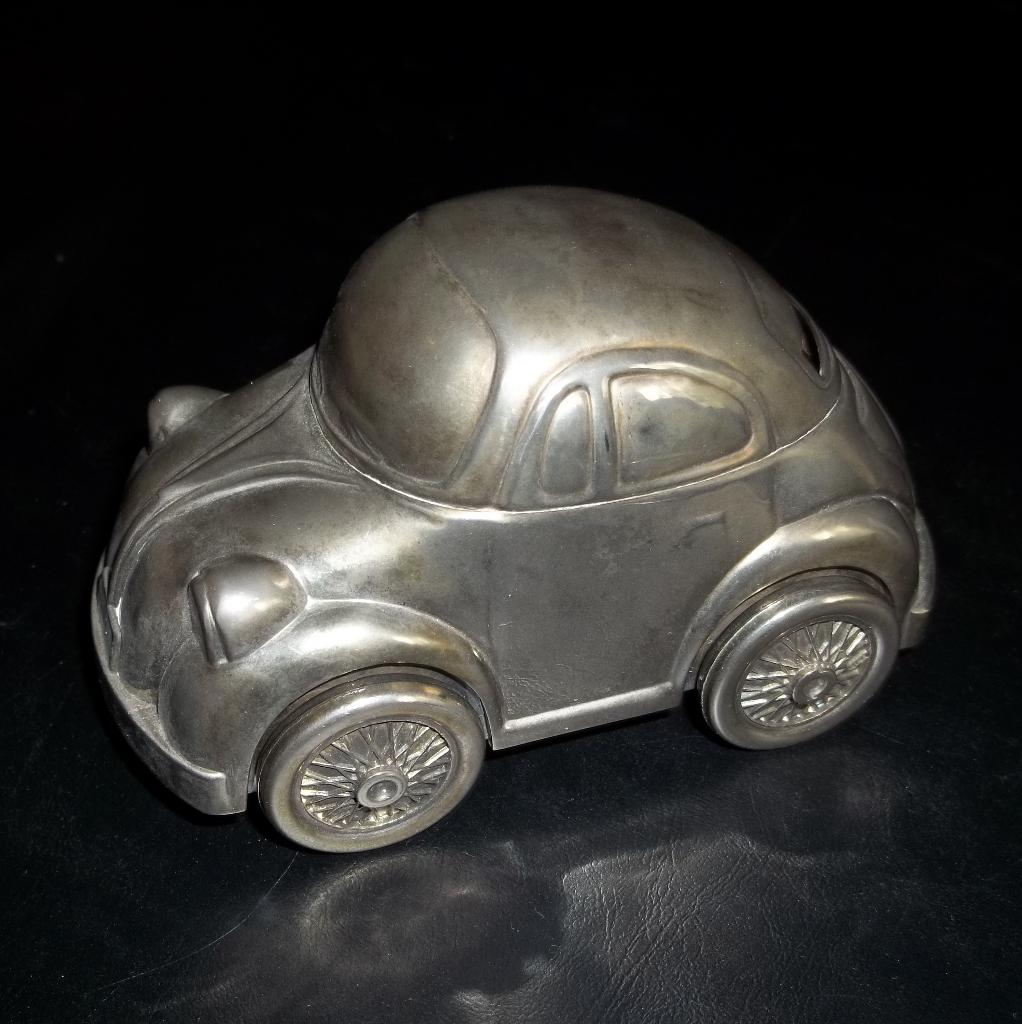 metalen spaarpot VW Kever look-a-like, Verzamelen, Spaarpotten, Ophalen of Verzenden, Metaal of Blik, Vervoermiddel