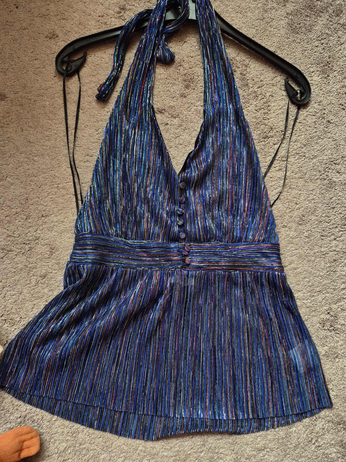 Haltertop Deby debo maat S, Blauw, Nieuw, Ophalen of Verzenden, Maat 36 (S)