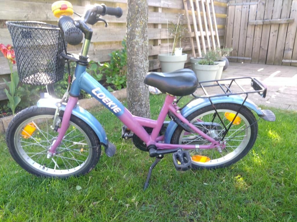 Loekie kinderfiets 16 inch met hand- en terugtraprem, Fietsen en Brommers, Fietsen | Kinderfietsjes, Ophalen, Terugtraprem, Loekie