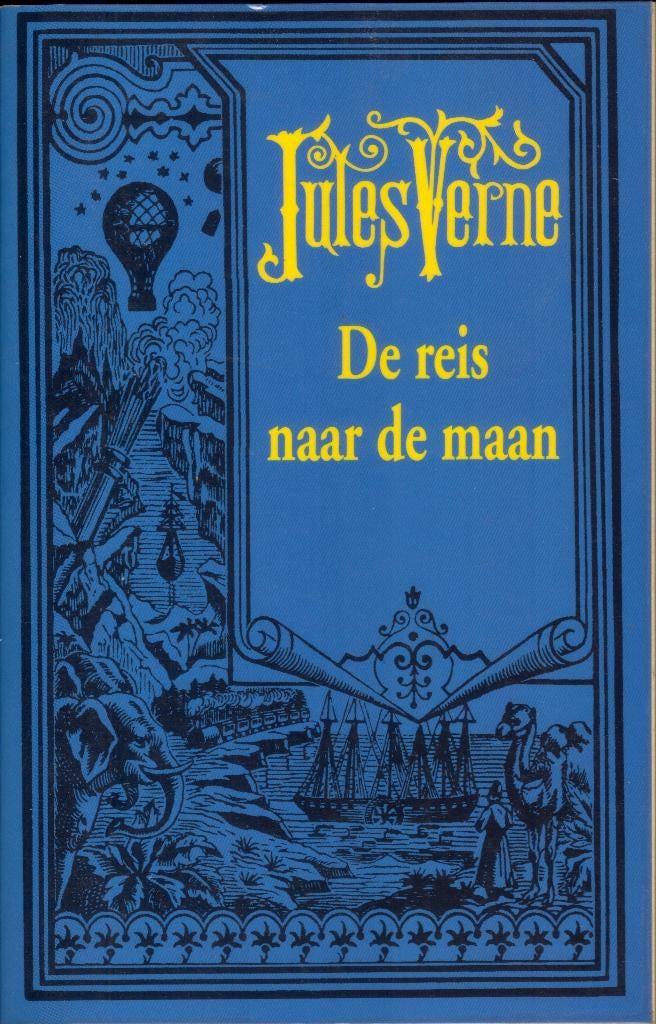Jules Verne - De reis naar de maan, Boeken, Science fiction, Gelezen, Ophalen of Verzenden