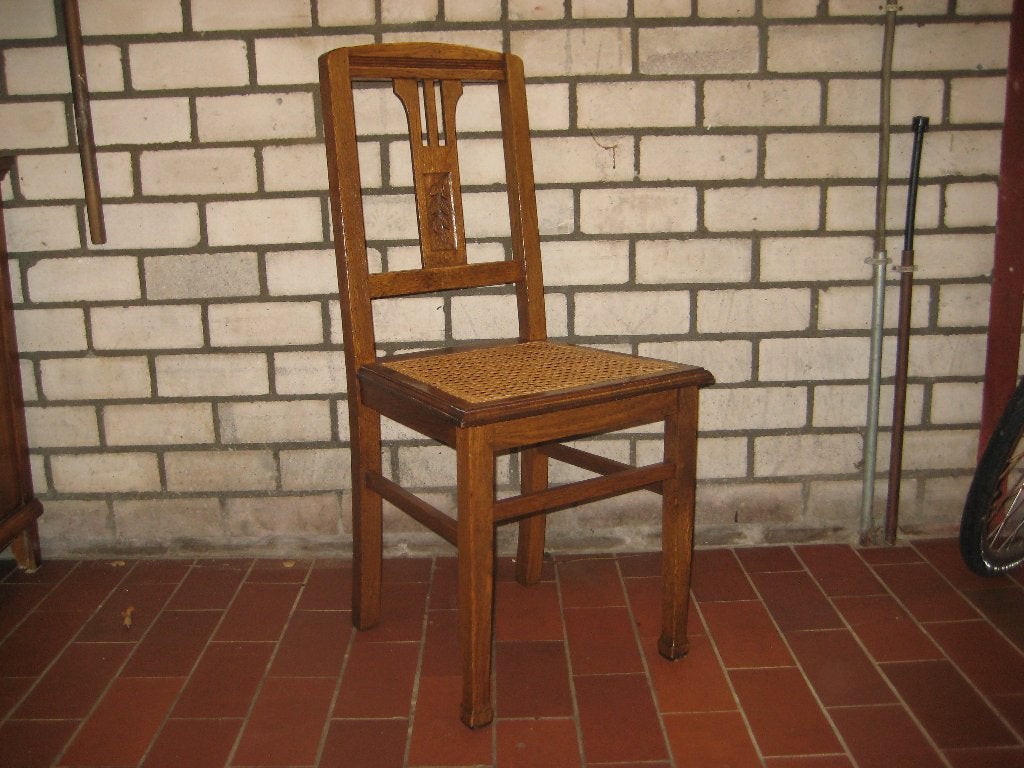 Stoel (6 stuks), Ophalen, Gebruikt, Bruin, Vijf, Zes of meer stoelen