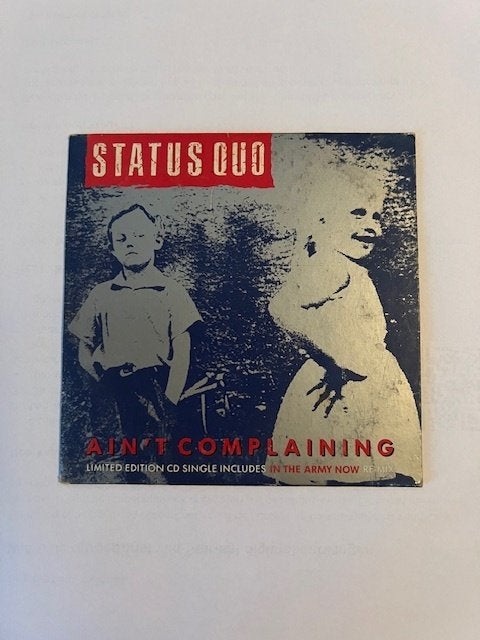Limited Edtion CD Status Quo Ain't complaining, Cd's en Dvd's, Eerste persing, Ophalen of Verzenden, Zo goed als nieuw, Single
