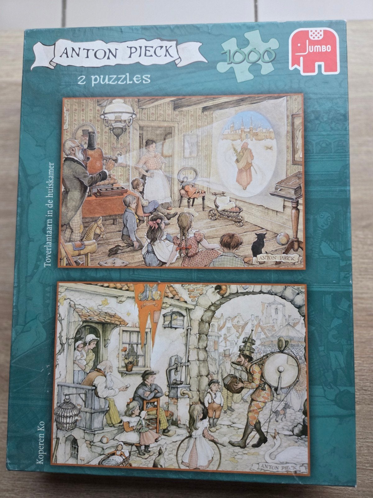 Puzzel van Anton Pieck, Ophalen, 500 t/m 1500 stukjes, Zo goed als nieuw, Legpuzzel
