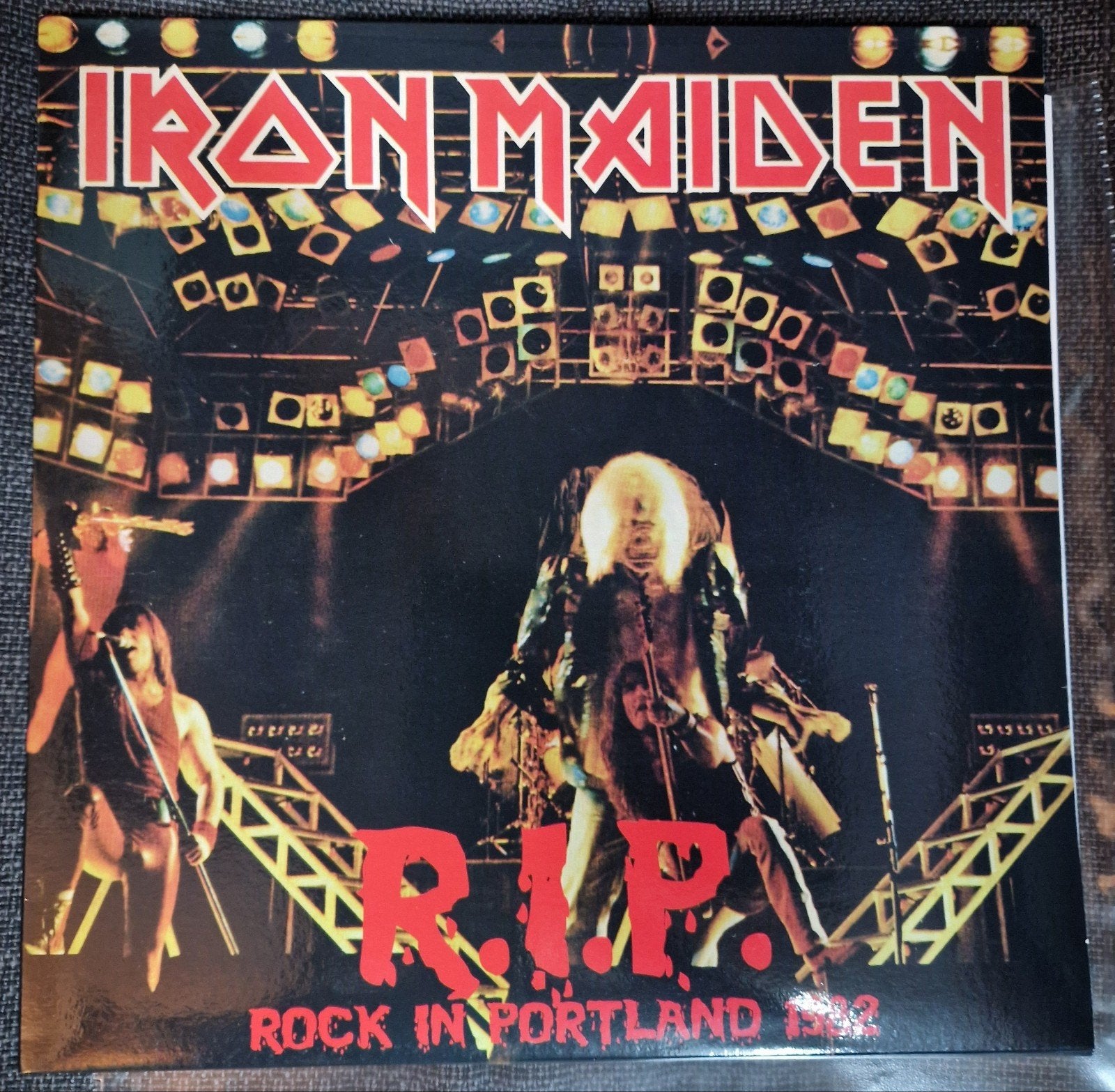 Iron maiden Rock in Portland 1982, Ophalen of Verzenden, Zo goed als nieuw