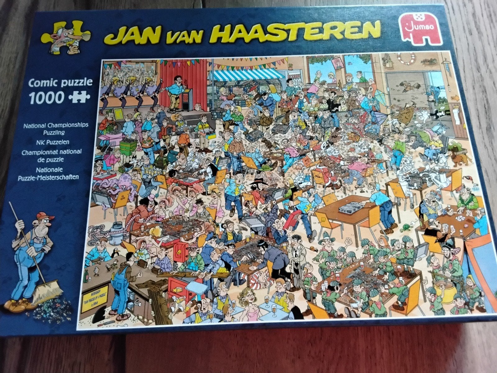 Jan van haasteren nk puzzelen, Ophalen of Verzenden, 500 t/m 1500 stukjes, Zo goed als nieuw