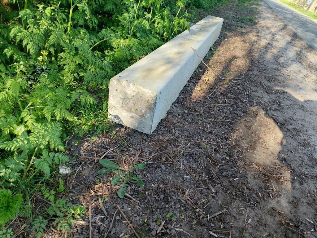 Funderingsbalk/heipaal 336cm, 29 bij 29cm gratis op te halen, Ophalen