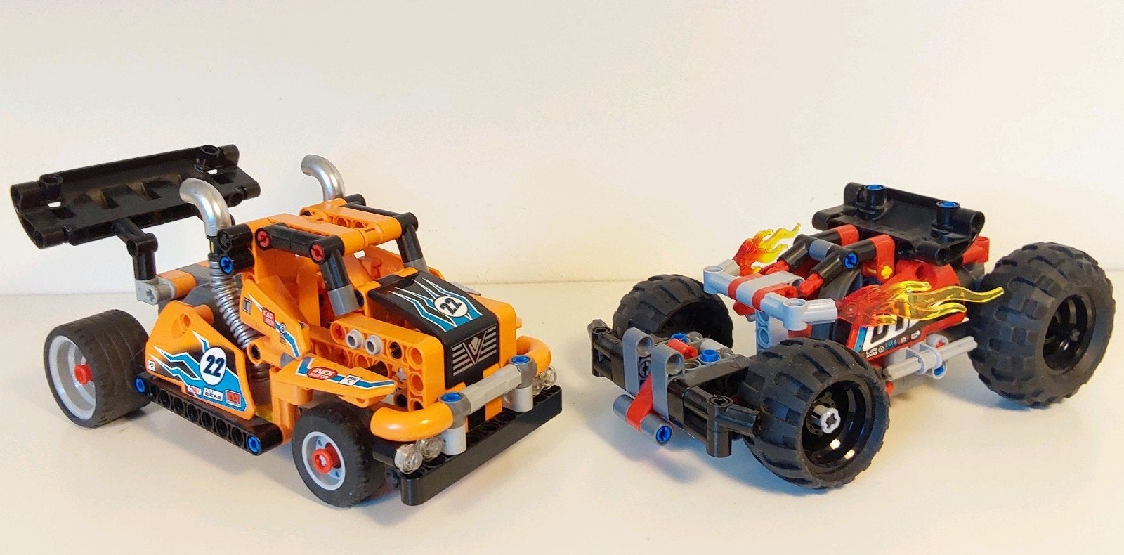 Lego technisch 42073 + 42104, Ophalen of Verzenden, Gebruikt, Lego, Technic