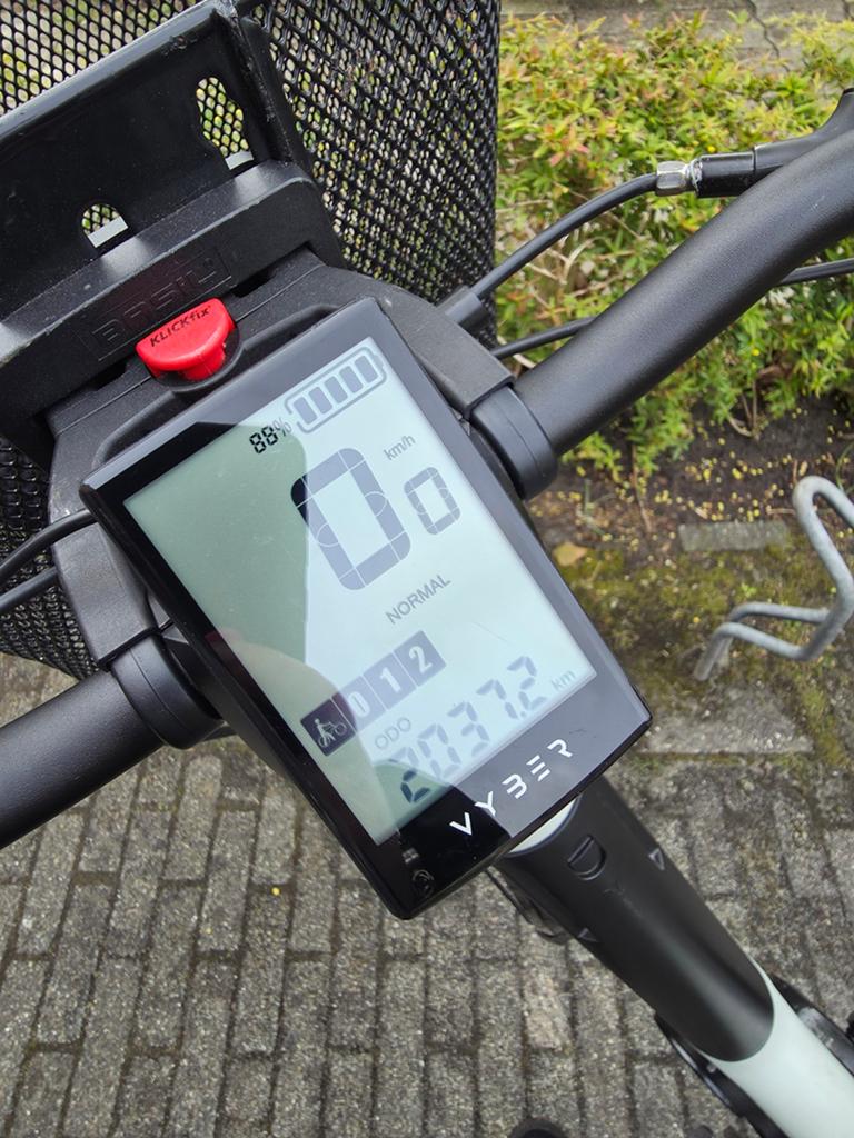 Elektrische vyber fiets dames, Fietsen en Brommers, Elektrische fietsen, 51 tot 55 cm, Ophalen of Verzenden, Zo goed als nieuw