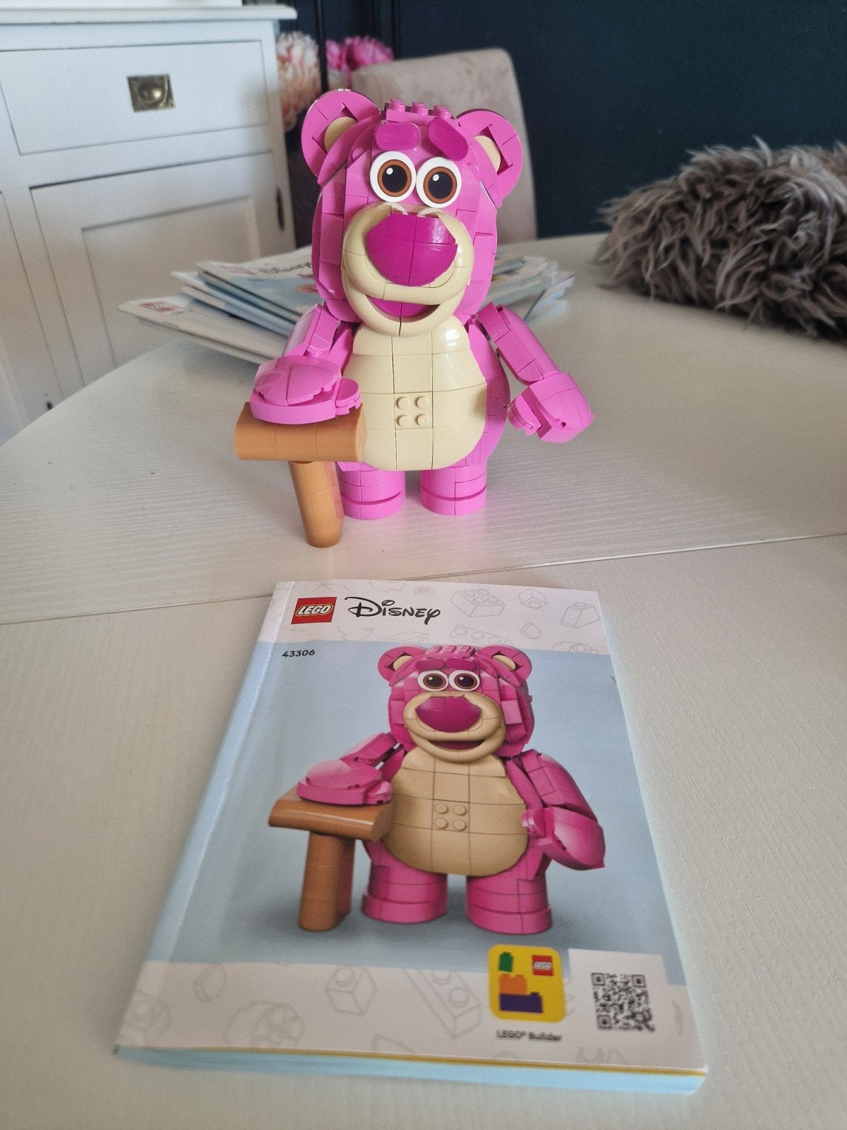 Lego Disney Lotso Bear 43306 - Zo goed als nieuw, Lego, Inclusief instructies, Ophalen of Verzenden, Zo goed als nieuw