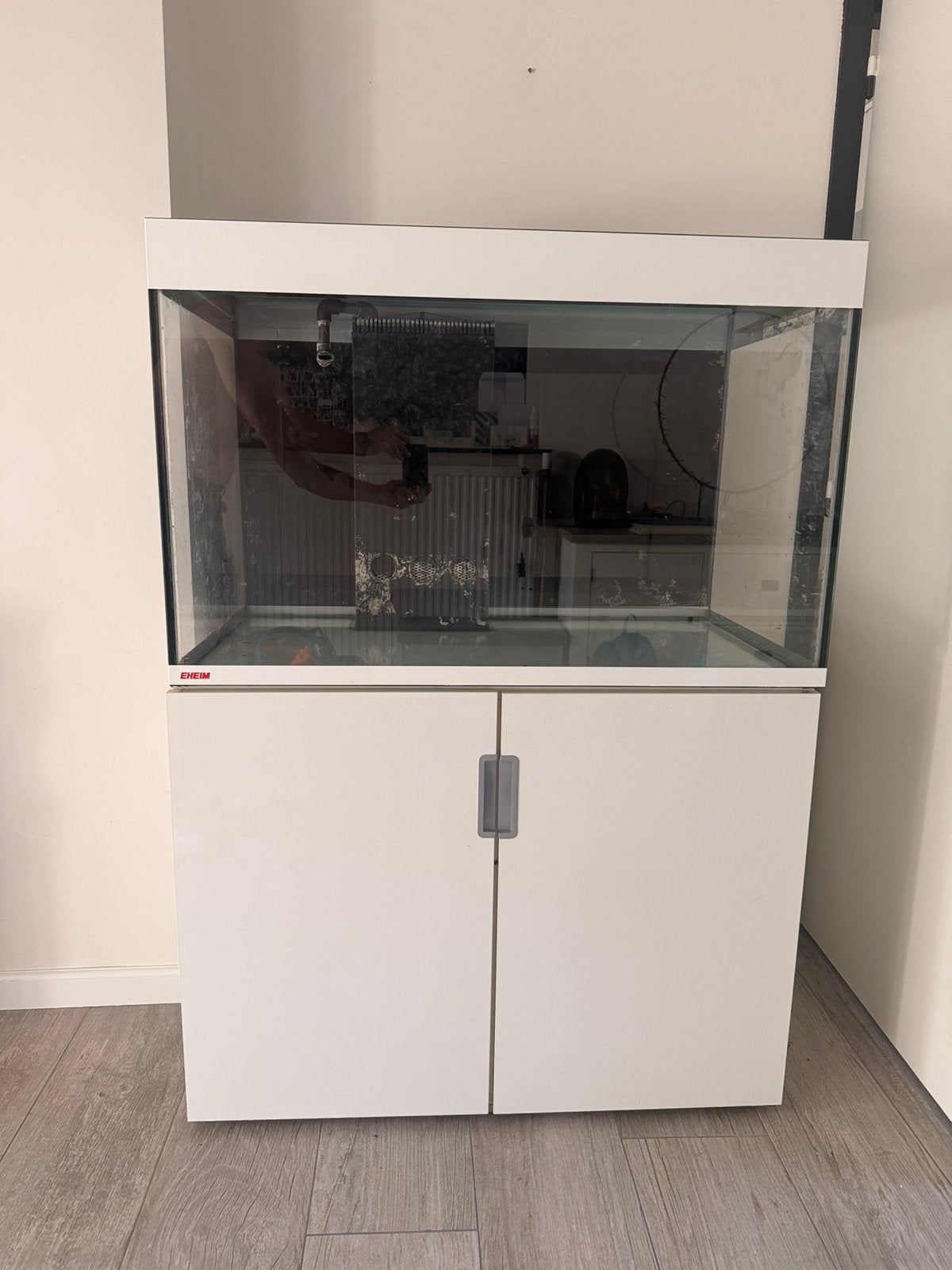 Zee zout aquarium eheim 330l leeg, Dieren en Toebehoren, Ophalen, Inclusief deksel, Leeg aquarium, Eheim
