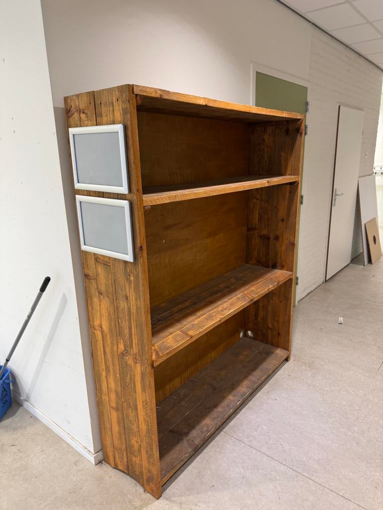 Gratis: Stoere solide steigerhouten kast - 180x160x40 cm, Ophalen, Gebruikt