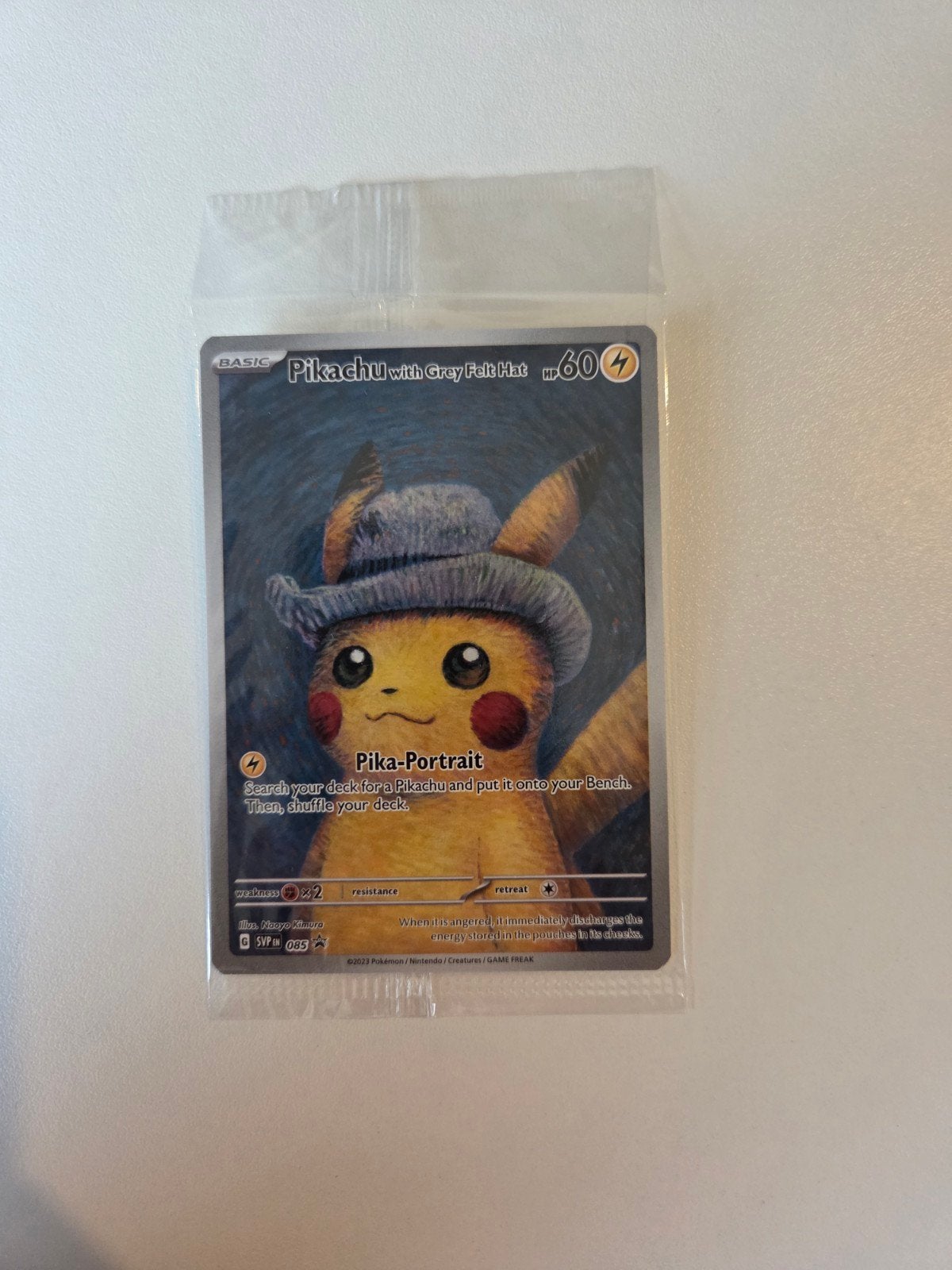 Pikachu van Gogh, Ophalen of Verzenden, Nieuw, Losse kaart