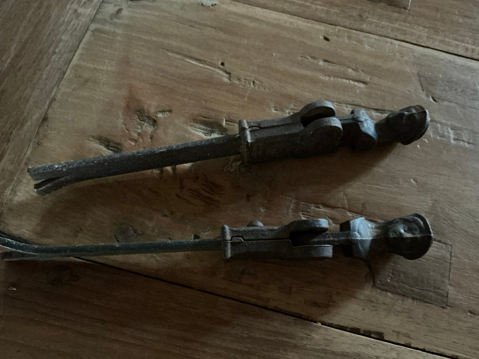 2 antieke franse  luik houders, Ophalen of Verzenden