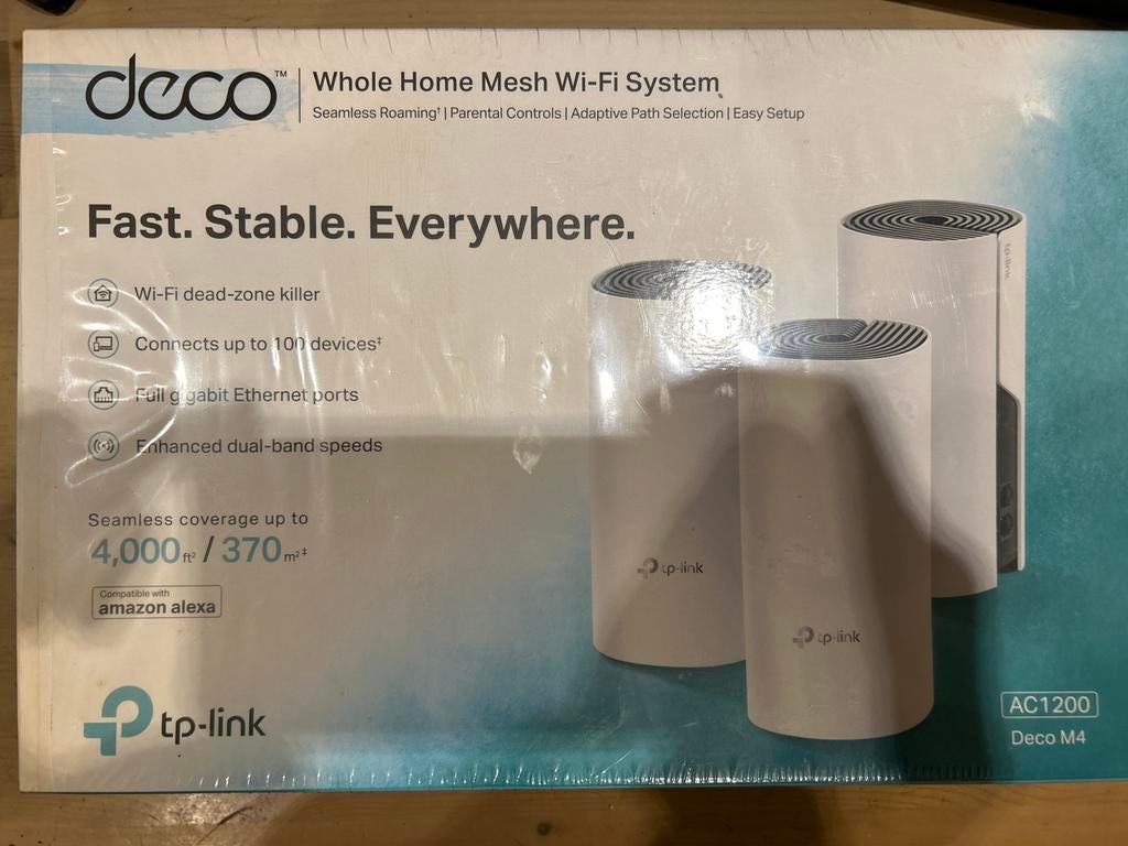 TP-Link Deco M4(3-pack), Ophalen of Verzenden, Gebruikt, TP-Link