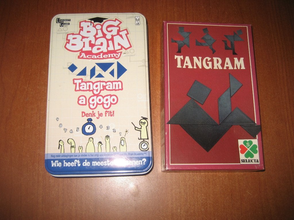 tangram spelletjes, Ophalen, Minder dan 500 stukjes, Gebruikt, Rubik's of 3D-puzzel
