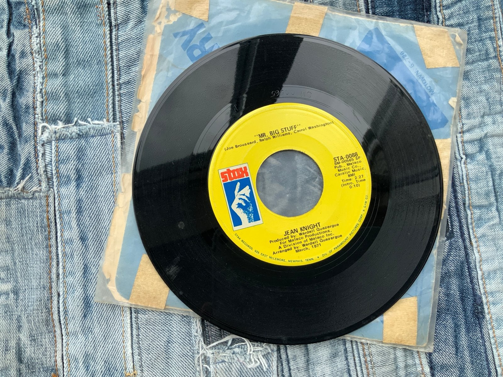 Jean Knight - Mr. Big Stuff / Why I Keep Living These Memori, Ophalen of Verzenden, Gebruikt, R&B en Soul
