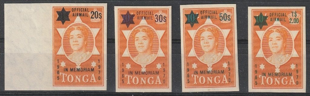 5207. Tonga Dienst 58/61 pfr. 5e Sterfdag Kon. Salote, Ophalen of Verzenden, Postfris