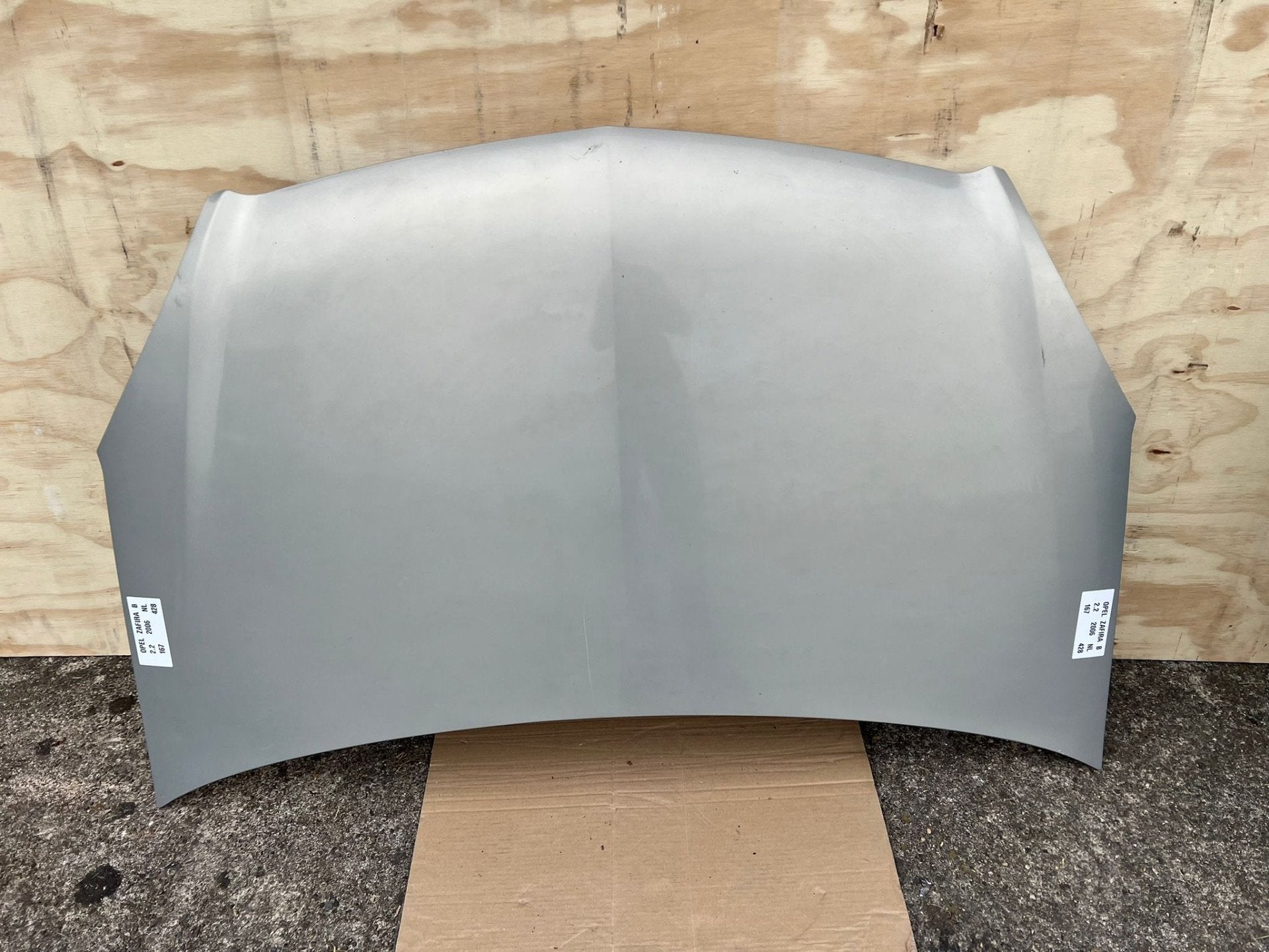 Opel Zafira B 167 Grijs Motorkap Voor 2005 - 2014, Gebruikt, Opel Automobile GmbH, Ophalen of Verzenden, Kontakt@opel-infoservice.de