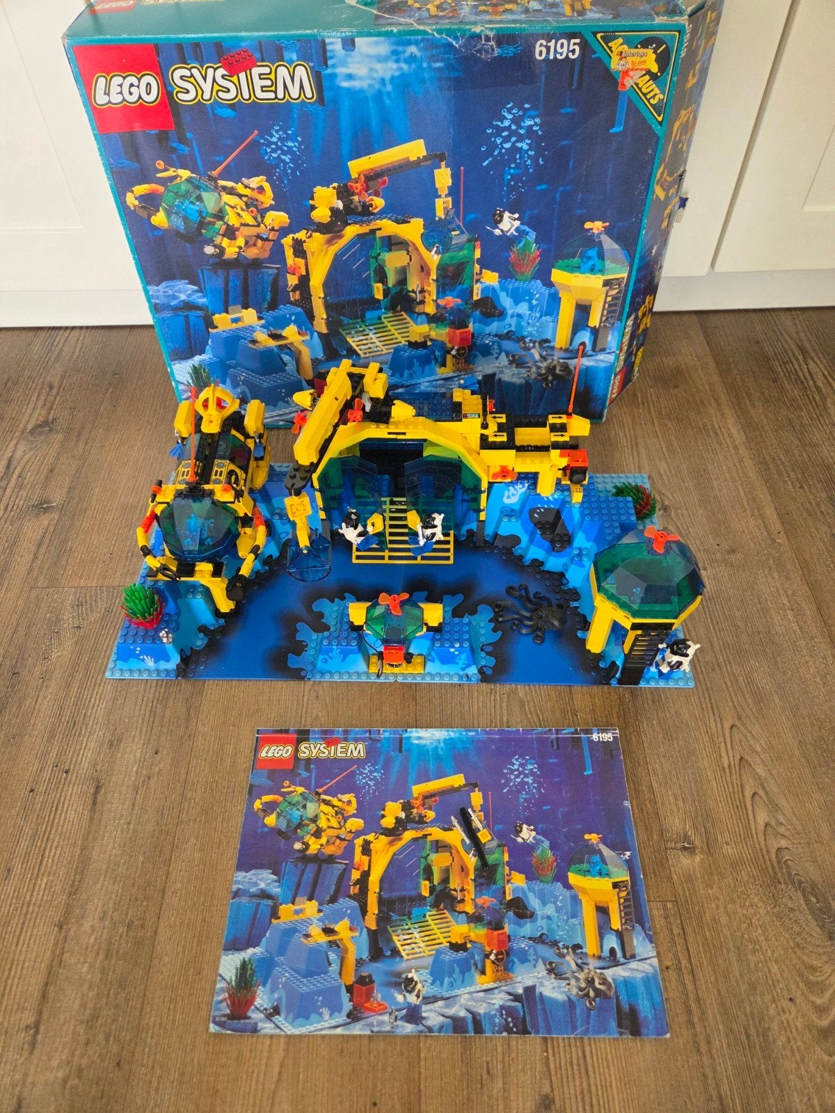 Lego Aquazone Aquaraiders 6195 - Zeebasis (mist kompas), Gebruikt, Overige thema's, Ophalen of Verzenden, Complete set