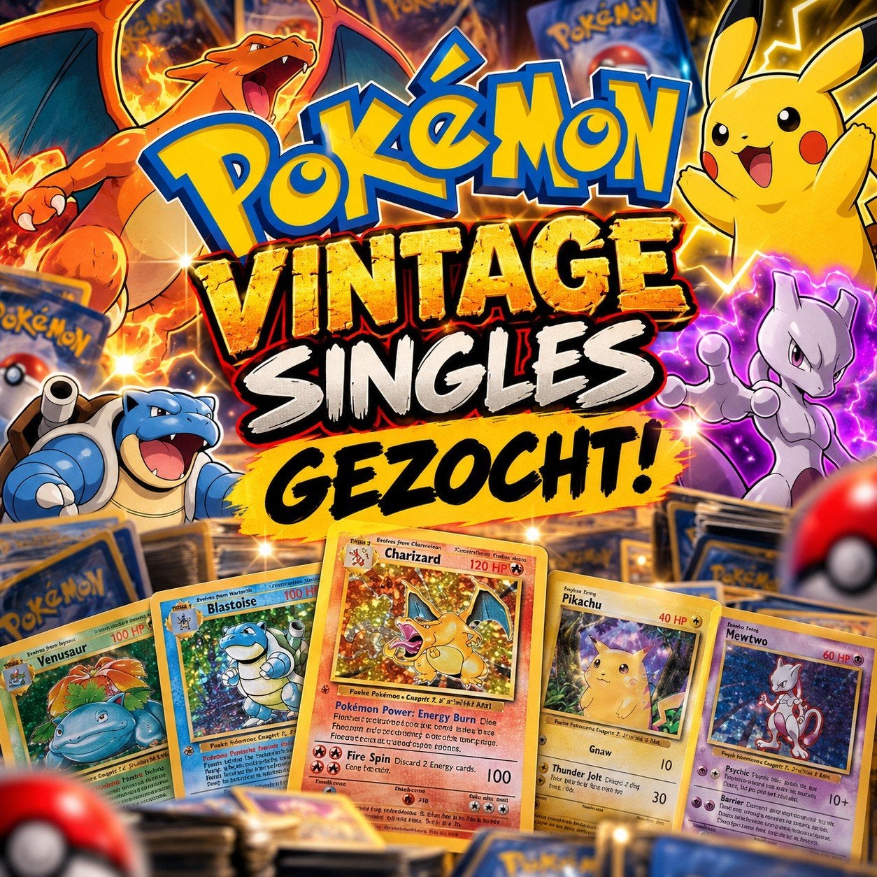 Vintage kaarten Pokémon