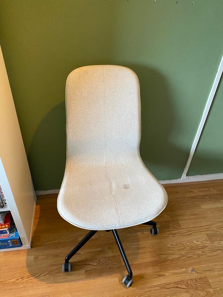Ikea Langfjall Bureaustoel, Huis en Inrichting, Ophalen, Gebruikt, Beige, Bureaustoel