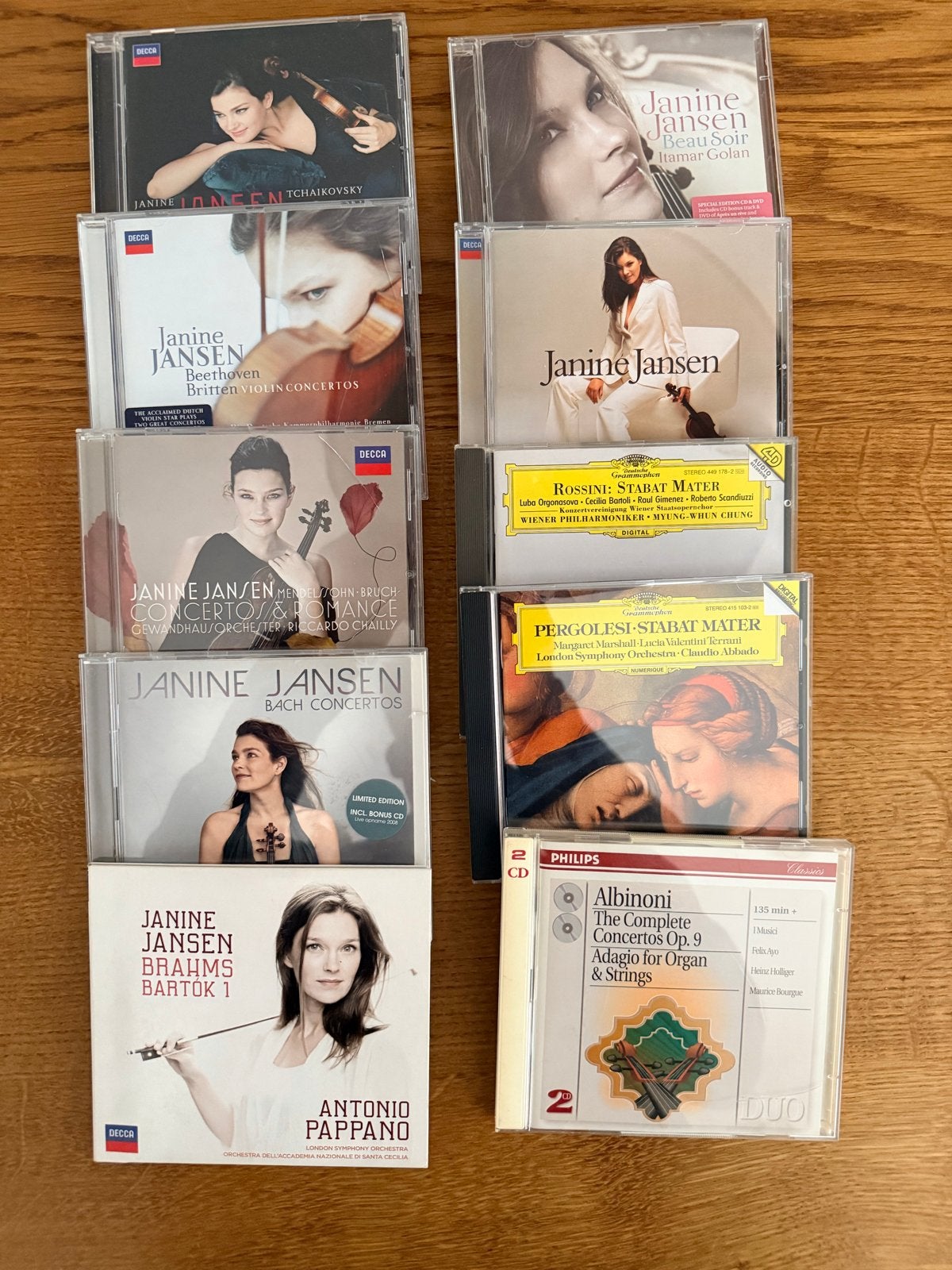 Grote collectie klassieke CD's - Janine Jansen, Bach, Mahler, Cd's en Dvd's, Gebruikt, Ophalen of Verzenden, Inclusief boekje