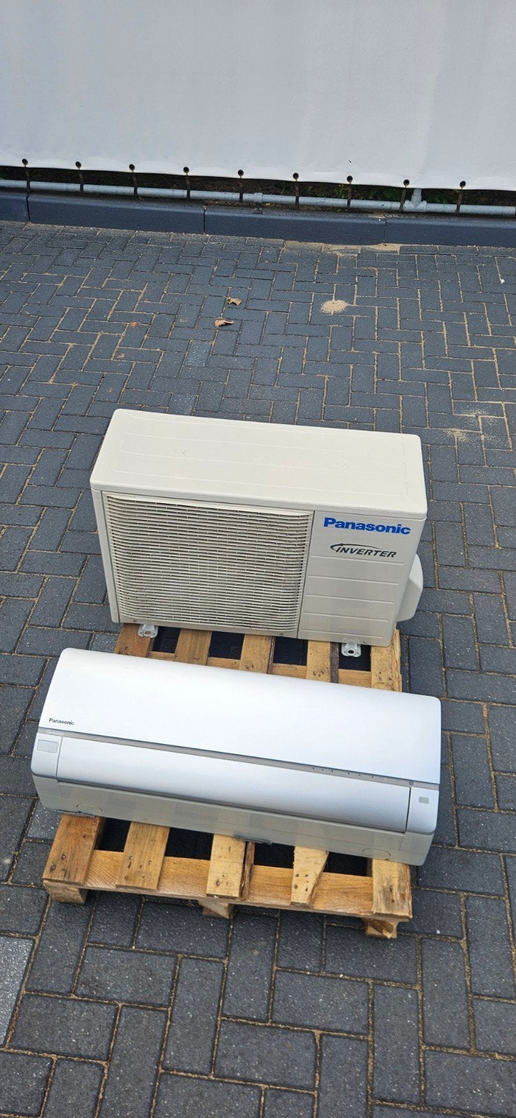 Panasonic Inverter Airco  split unit CS-XE9QKEW / CU-E9QKE, Minder dan 60 m³, 3 snelheden of meer, Ophalen of Verzenden, Energieklasse A of zuiniger