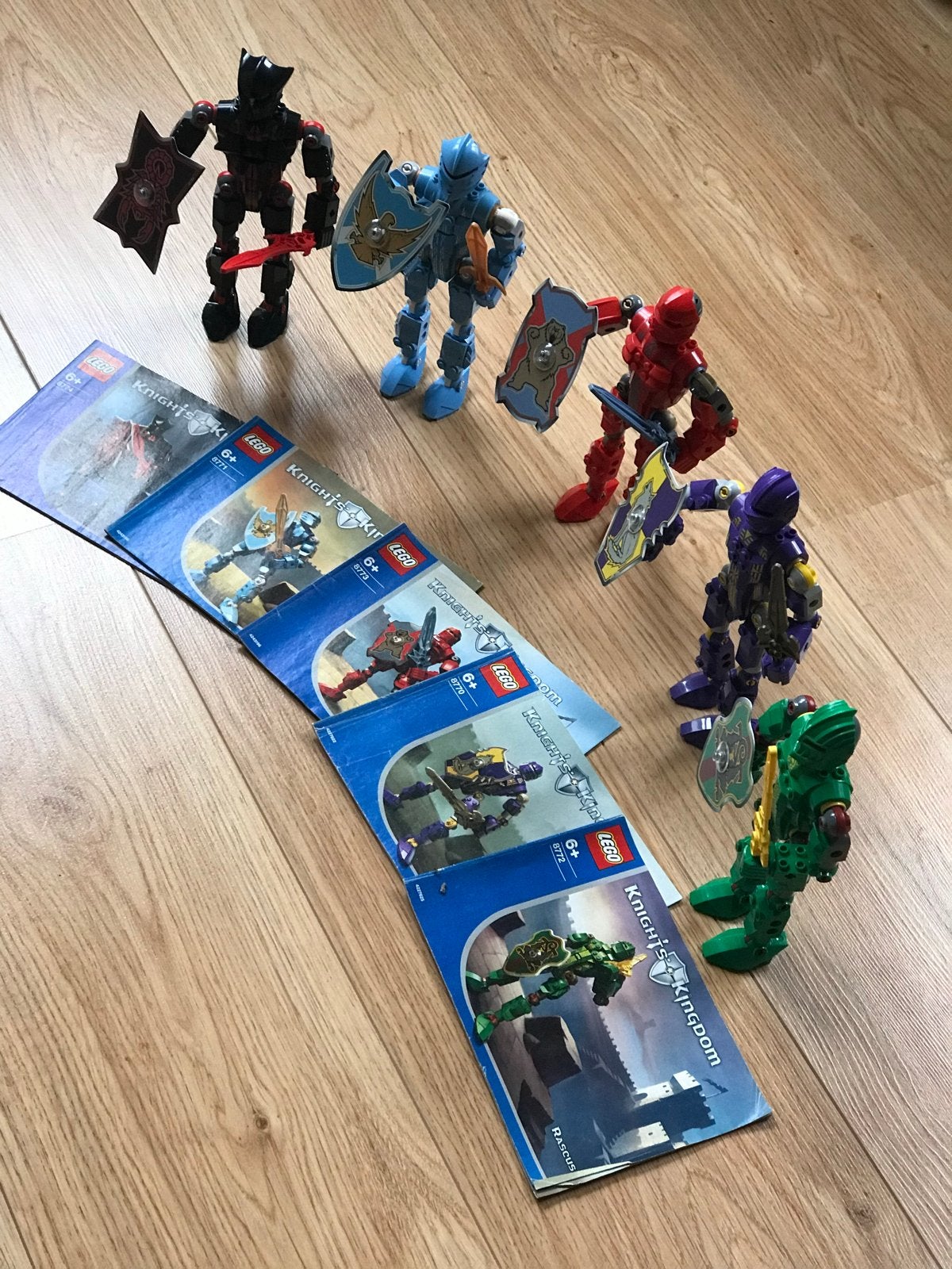 Lego Knights Kingdom Figuren met Boekjes, Ophalen of Verzenden, Gebruikt, Overige merken