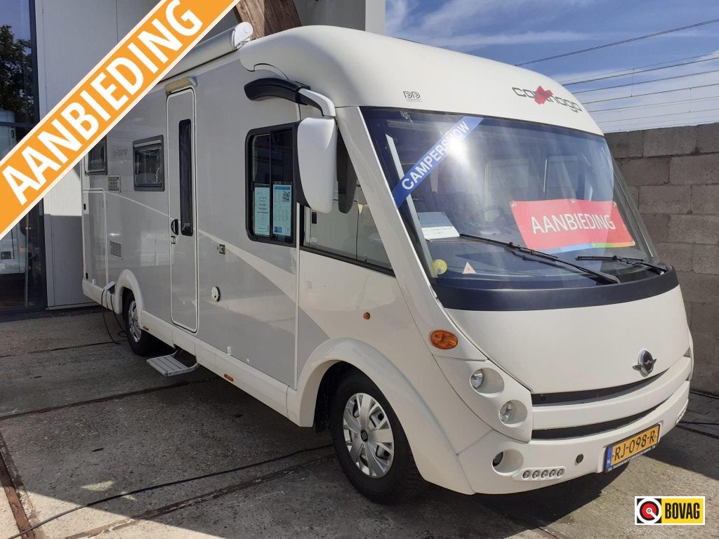 Carthago C-Tourer I 143 LE + nieuwe Matrassen, Caravans en Kamperen, Ringverwarming, Fiat, 6 tot 7 meter, Bedrijf