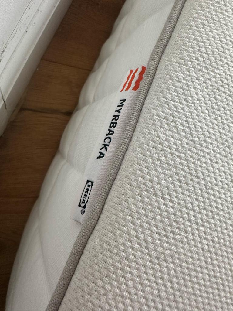 IKEA Myrbacka matras 160x200 - Comfortabel en stevig, Ophalen, Gebruikt, Tweepersoons, Matras