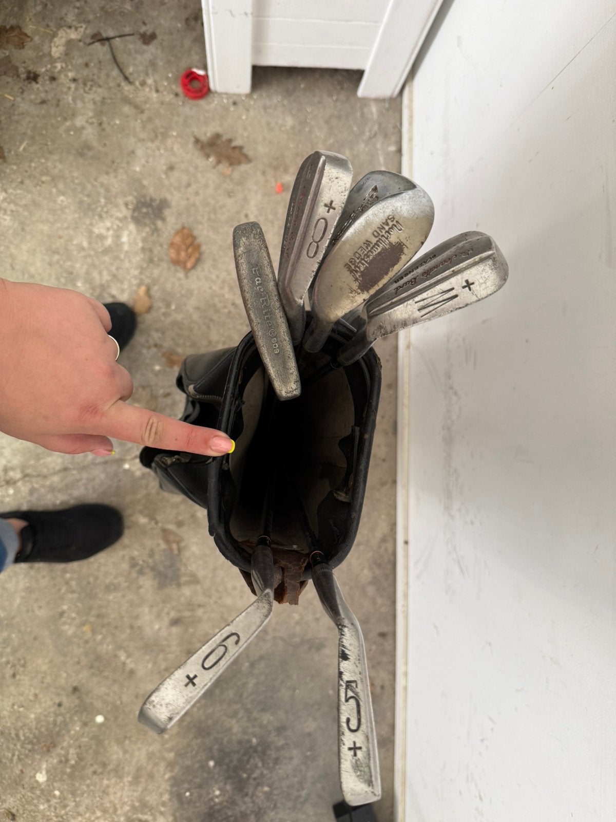Ouderwetse golfset, Ophalen of Verzenden, Gebruikt, Set, Overige merken