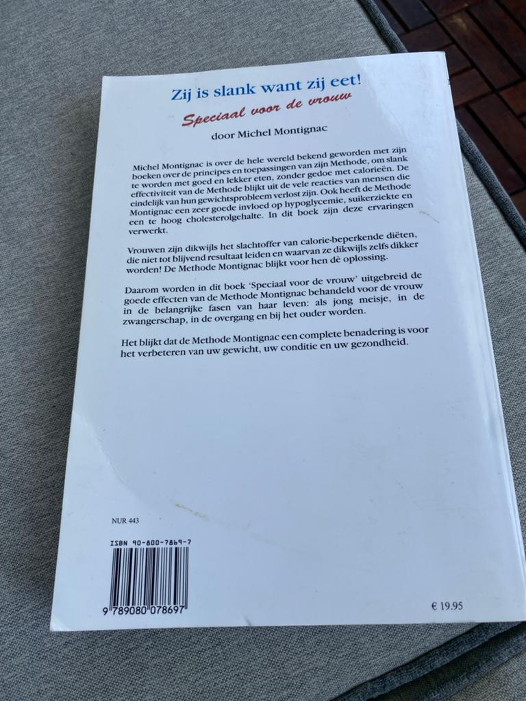 Zij is slank want zij eet! De methode Montignac voor de vrou, Ophalen of Verzenden, Gelezen, Dieet en Voeding