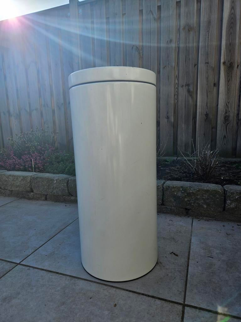 Brabantia prullenbak wit 30 liter, 40 liter of meer, Ophalen, Gebruikt, 50 tot 75 cm