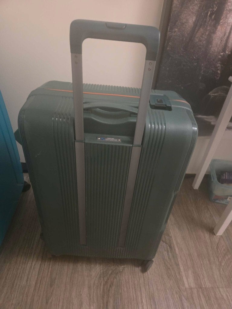 koffer, Sieraden, Tassen en Uiterlijk, Koffers, Hard kunststof, Zo goed als nieuw, 35 tot 45 cm, Wieltjes