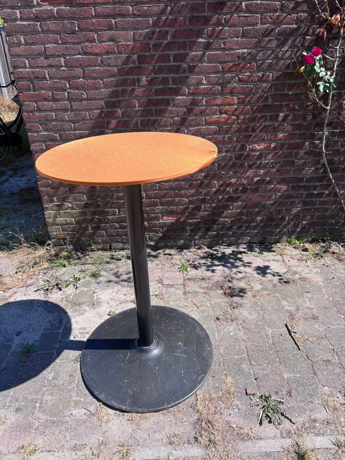 2 stuks horeca bartafel statafels metalen cocktail tafels, Ophalen, Zo goed als nieuw