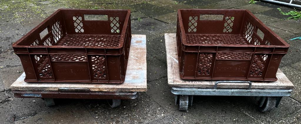 Transportwagen / transportkar / dolly / 50x70, 100 liter of meer, Ophalen, Gebruikt, Transportkar