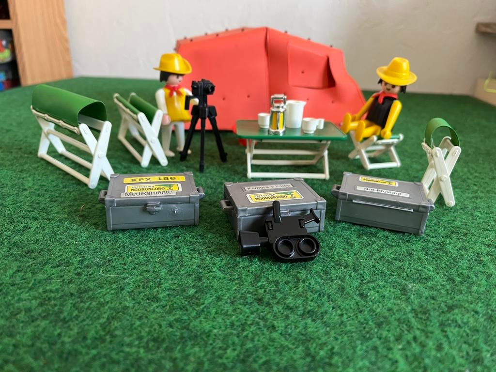 Playmobil Vintage Safari tent 3413, Ophalen of Verzenden, Zo goed als nieuw