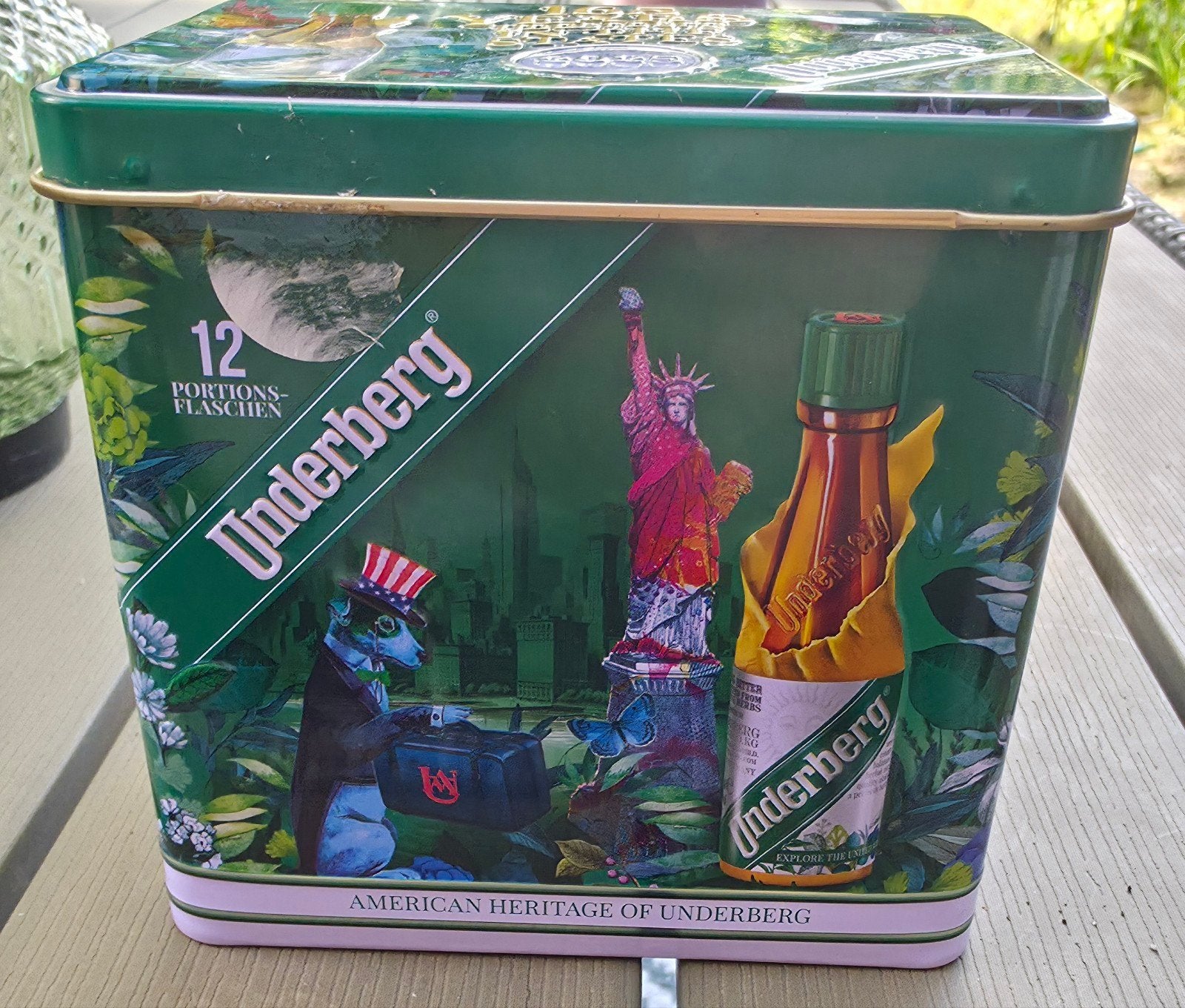 Underberg Collector's Tin - American Heritage Edition (Leeg), Ophalen of Verzenden, Overige, Overige merken