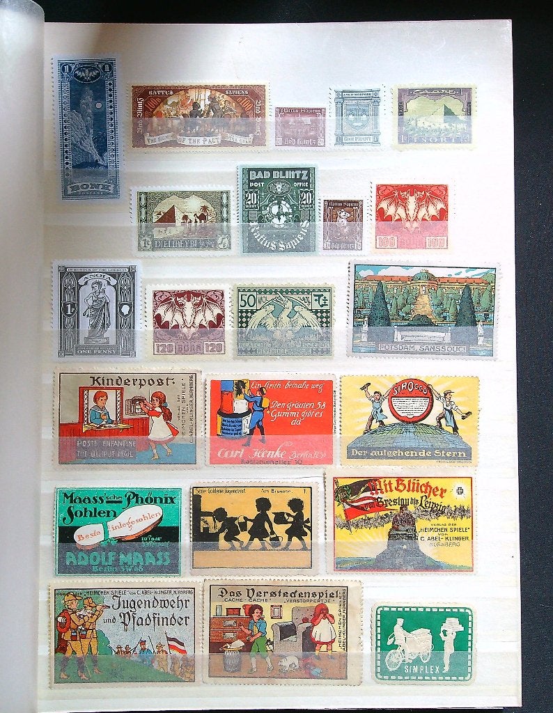 Vintage Sluitzegels en Cinderella's, Verzamelen, Verzenden