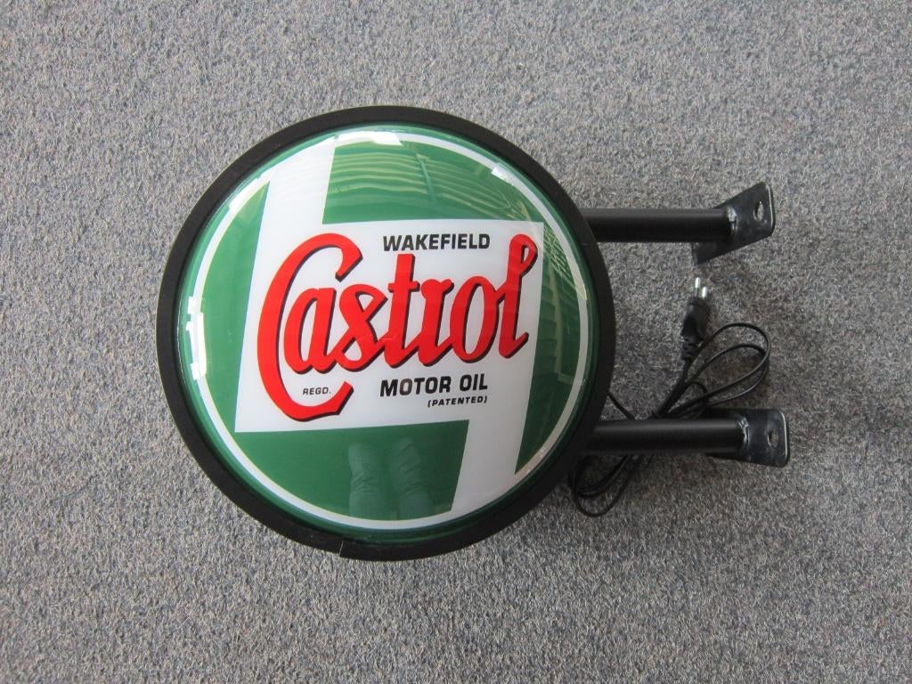 CASTROL LED LICHTRECLAME, Verzamelen, Merken en Reclamevoorwerpen, Ophalen, Nieuw, Lichtbak of (neon) lamp