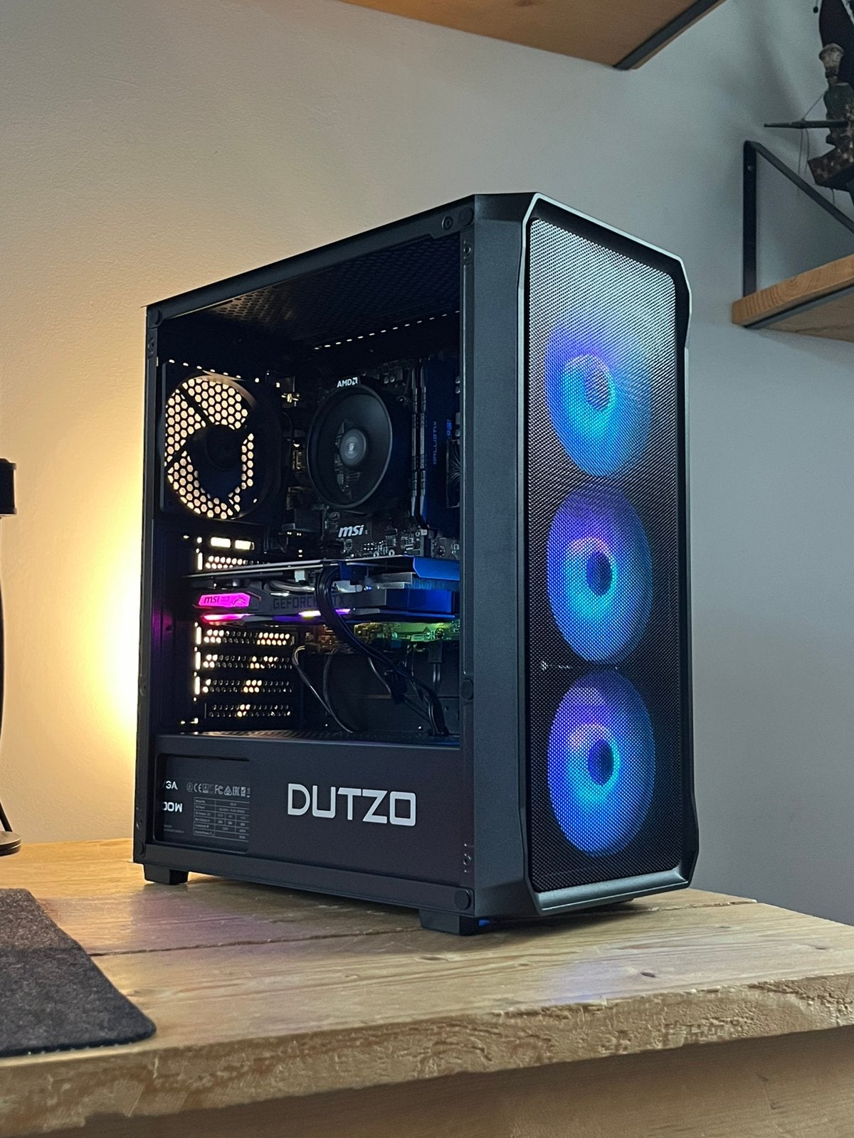 Gaming PC | GTX 1660 Ti | Ryzen 5 3600X | 16GB | SSD, Zelf gebouwde pc, Zo goed als nieuw, Gaming, SSD