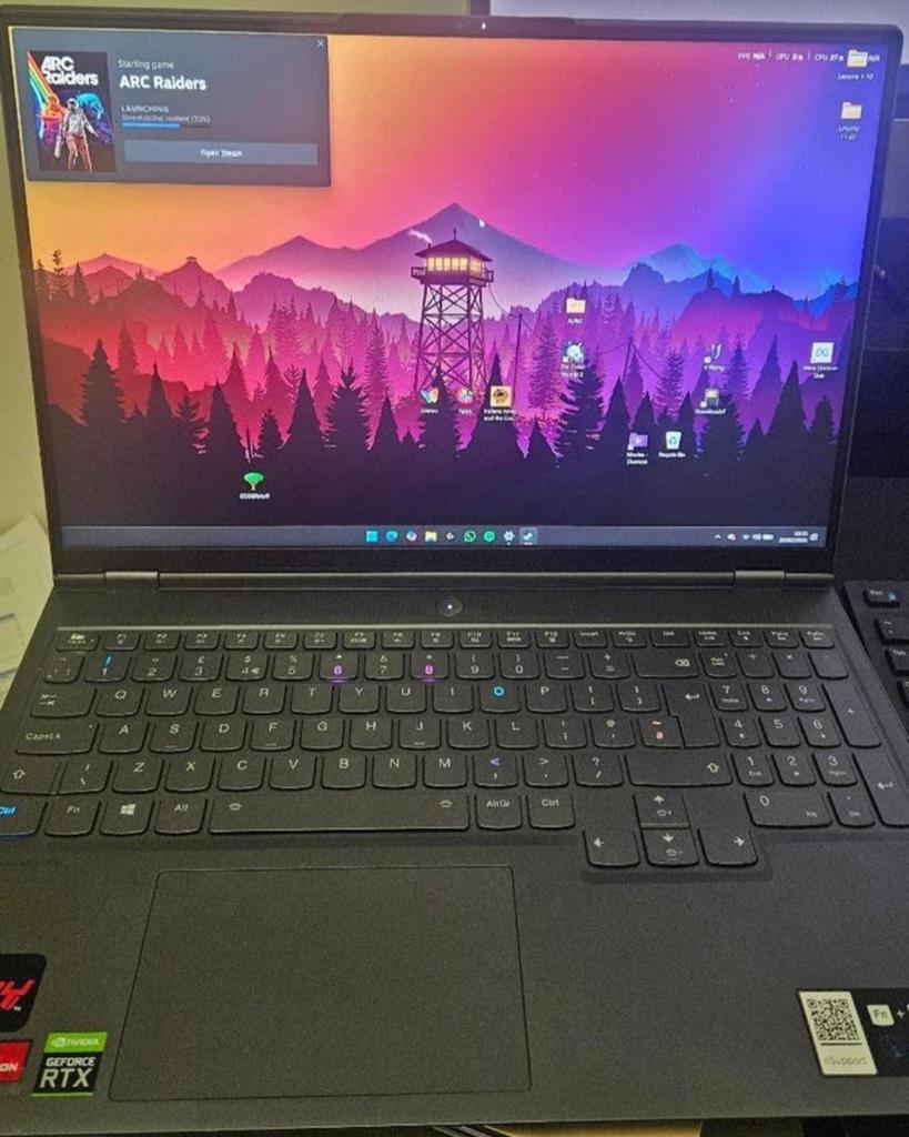 Lenovo Legion 7-Nvidia RTX 3080-Ryzen 7 CPU-32GB RAM-1TB SSD, Computers en Software, Windows Laptops, Ophalen of Verzenden, Zo goed als nieuw