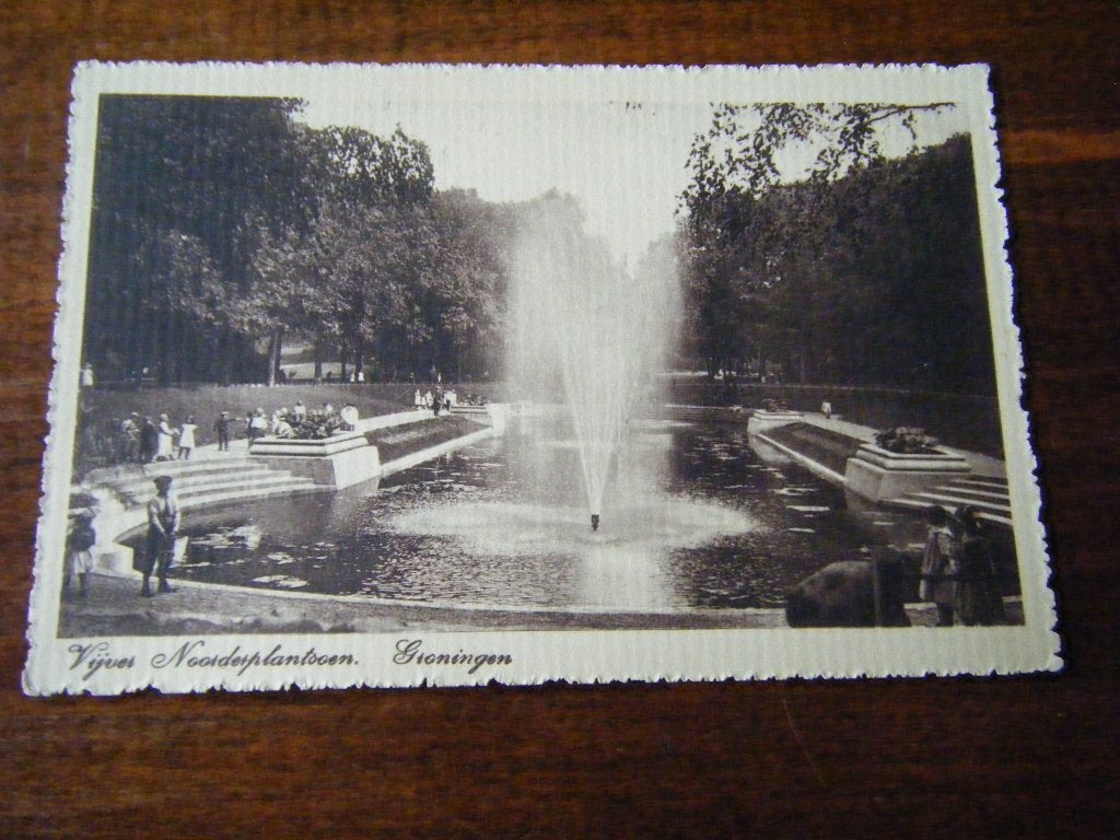 D40 - Groningen - Noorderplantsoen - Mooi/Oud, Ophalen of Verzenden, 1940 tot 1960, Groningen