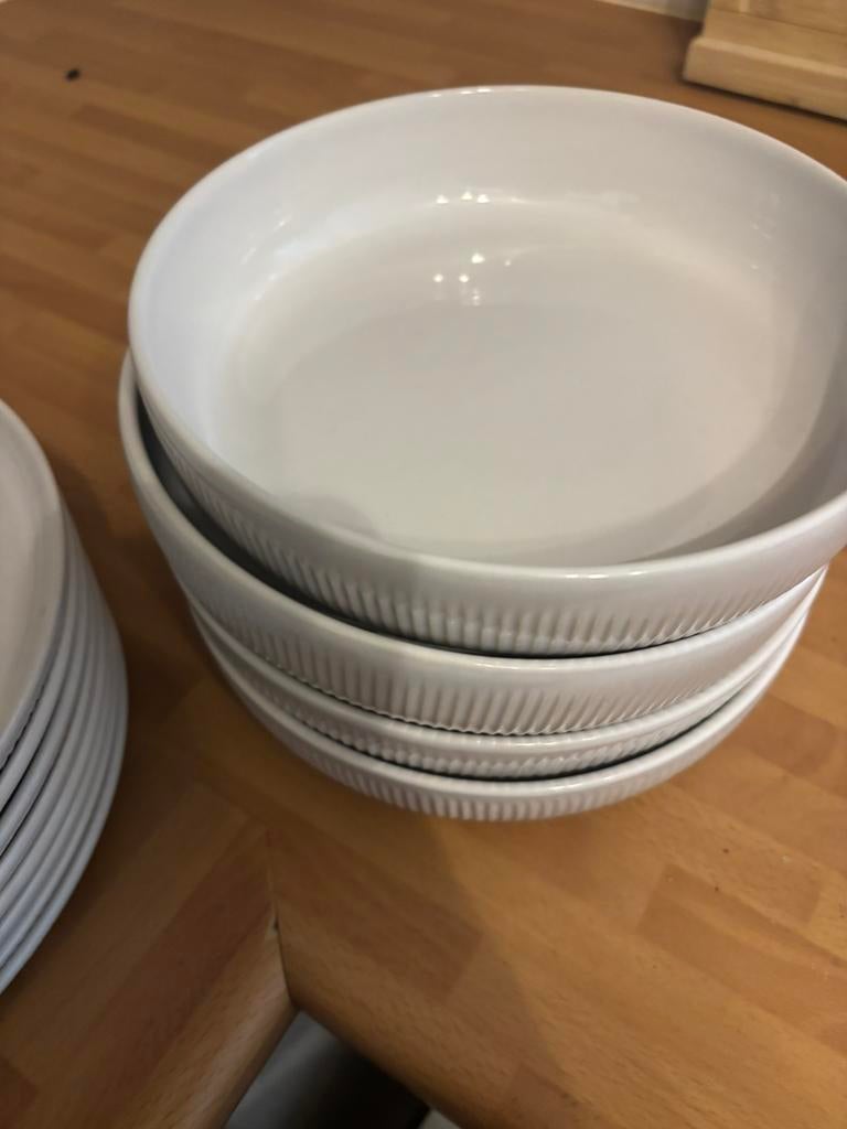 4 diepe borden Royal AH actie, Ophalen, Zo goed als nieuw, Bord(en), Overige stijlen
